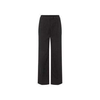 esmara® Damen Wide-Leg-Bundfaltenhose, hohe Leibhöhe - B-Ware