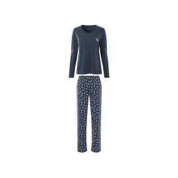 esmara® Damen Pyjama, aus reiner Baumwolle - B-Ware