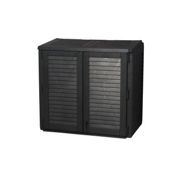 LIVARNO home Garten-Maxibox, B 117 x T 74 x H 110 cm, anthrazit - B-Ware sehr gut