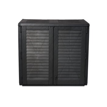 LIVARNO home Garten-Maxibox, B 117 x T 74 x H 110 cm, anthrazit - B-Ware sehr gut