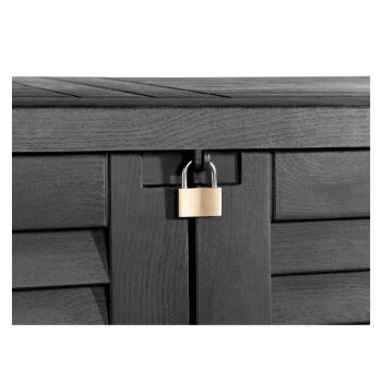 LIVARNO home Garten-Maxibox, B 117 x T 74 x H 110 cm, anthrazit - B-Ware sehr gut