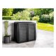LIVARNO home Garten-Maxibox, B 117 x T 74 x H 110 cm, anthrazit - B-Ware sehr gut
