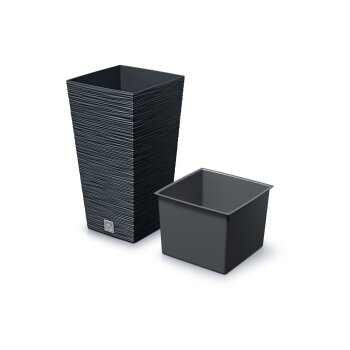 Prosperplast Blumentopf »FURU SQUARE«, mit...