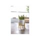 LIVARNO HOME Übertopf mit Gestell, aus glasierter Keramik (weiß) - B-Ware sehr gut