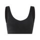 esmara® Damen Bustier, in modischer Ripp-Qualität (schwarz, L (44/46)) - B-Ware neuwertig