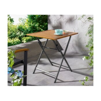 LIVARNO® Alu-Klapptisch »Valencia«, 70 x 70 x 74 cm - B-Ware sehr gut