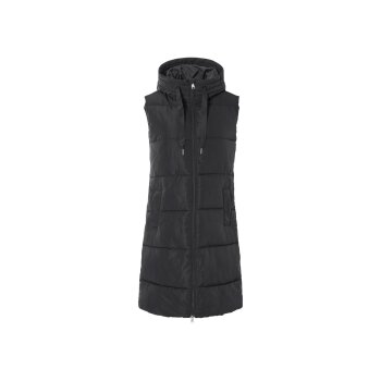 esmara® Damen Steppweste, wasserabweisendes Obermaterial (schwarz, XS(32/34)) - B-Ware neuwertig