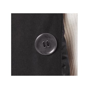 esmara® Damen Trenchcoat mit Gehschlitz hinten (Schwarz, S (36/38)) - B-Ware neuwertig