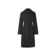 esmara® Damen Trenchcoat mit Gehschlitz hinten (Schwarz, S (36/38)) - B-Ware neuwertig
