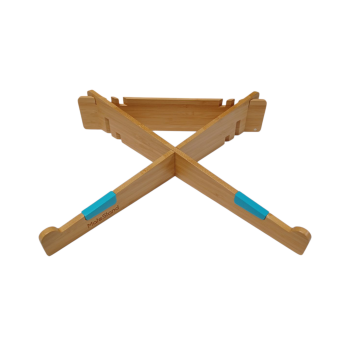 MateStand Ergonomischer Laptopständer, Bambus, bis...