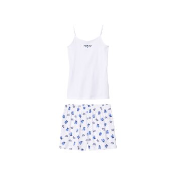 pepperts!® Kinder Pyjama mit Shorts (weiß,...