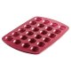 Coox Silikon-Muffinform 24er, ca. Ø 3,5cm (Rot) - B-Ware neuwertig