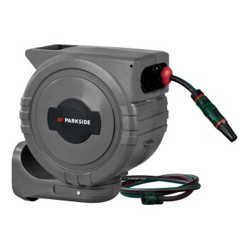 PARKSIDE® Wand-Schlauchaufroller, 25 m, passend für 1/2" Stecksystem - B-Ware sehr gut