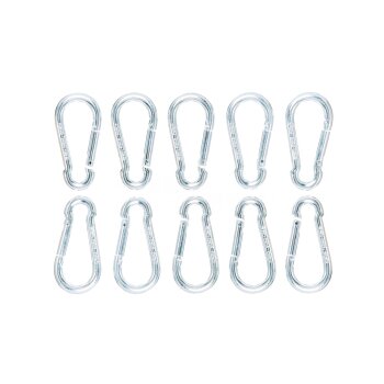 PARKSIDE® Karabiner-/Schäkelhaken-Set aus Stahl - B-Ware