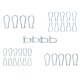 PARKSIDE® Karabiner-/Schäkelhaken-Set aus Stahl - B-Ware