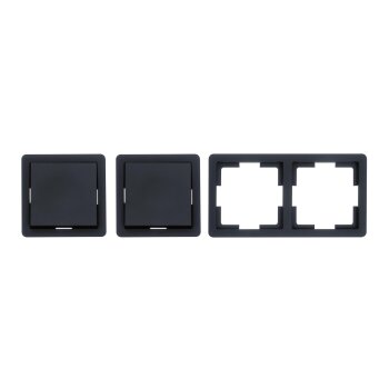 SILVERCREST® Steckdosen-Set / Wechselschalter-Set, mit schraubenlosen Anschlussklemmen - B-Ware