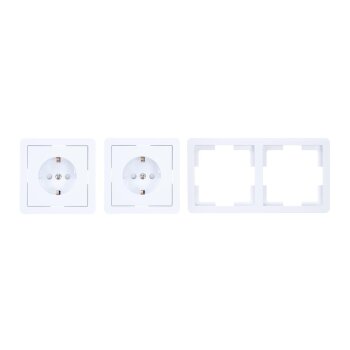 SILVERCREST® Steckdosen-Set / Wechselschalter-Set, mit schraubenlosen Anschlussklemmen - B-Ware