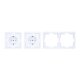 SILVERCREST® Steckdosen-Set / Wechselschalter-Set, mit schraubenlosen Anschlussklemmen - B-Ware
