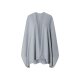 esmara® Damen Poncho, mit recyceltem Material (Hellgrau) - B-Ware neuwertig