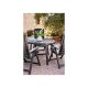 LIVARNO home Gartentisch Dallas, anthrazit - B-Ware sehr gut