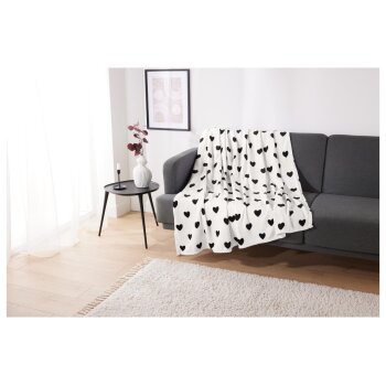 LIVARNO home Kuscheldecke, 150 x 200 cm (Weiß) - B-Ware neuwertig