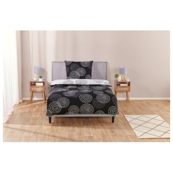 LIVARNO home Edel-Renforcé Bettwäsche, aus reiner Baumwolle, 135 x 200 cm - B-Ware