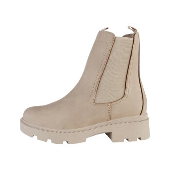 esmara® Damen Stiefeletten, mit seitlichem Reißverschluss (Beige, 38) - B-Ware neuwertig