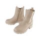 esmara® Damen Stiefeletten, mit seitlichem Reißverschluss (Beige, 38) - B-Ware neuwertig