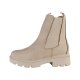 esmara® Damen Stiefeletten, mit seitlichem Reißverschluss (Beige, 38) - B-Ware neuwertig