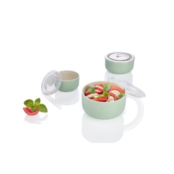 LIVARNO home Porzellanschüssel-Set, 3-teilig (Mint) - B-Ware neuwertig