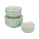 LIVARNO home Porzellanschüssel-Set, 3-teilig (Mint) - B-Ware neuwertig
