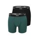 MEXX Herren Boxer, 2 Stück, weiches Material (Schwarz/Grün, L) - B-Ware neuwertig