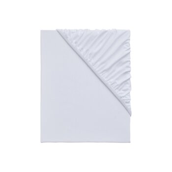 Emma Jersey-Spannbettlaken, 180-200 x 200 cm (Weiß)...