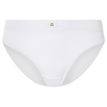 esmara® Damen Slips, 3 Stück, in modischer Doppelripp-Qualität (Weiß, M(40/42)) - B-Ware neuwertig
