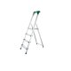 PARKSIDE® Alu-Haushaltsleiter, mit praktischer Ablageschale - B-Ware Transportschaden Kosmetisch