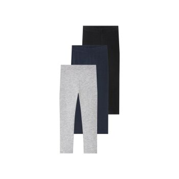 lupilu® Kleinkinder Leggings, 3 Stück, mit hoher Baumwollanteil - B-Ware