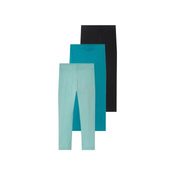 lupilu® Kleinkinder Leggings, 3 Stück, mit hoher Baumwollanteil - B-Ware