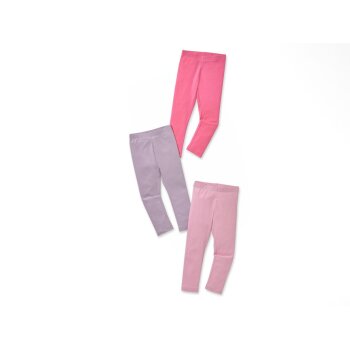 lupilu® Kleinkinder Leggings, 3 Stück, mit hoher Baumwollanteil - B-Ware