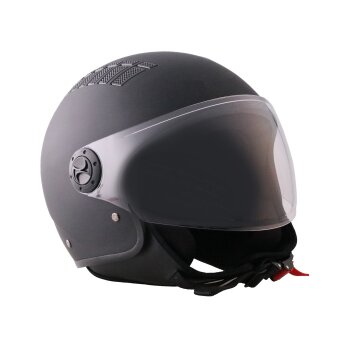 ALPHA MOTORS Jethelm Pro schwarz (XL) - B-Ware sehr gut