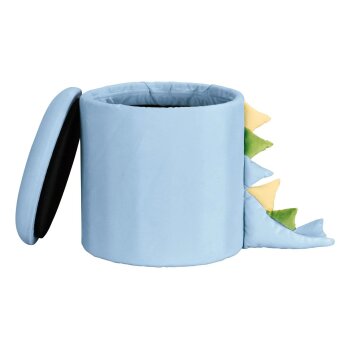 LIVARNO home Kinderhocker mit Aufbewahrung, mit Holzfüßen (Aufbewahrung - Dino) - B-Ware sehr gut