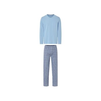 LIVERGY® Herren Pyjama, aus reine Baumwolle - B-Ware