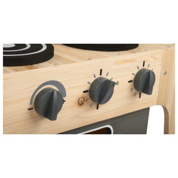 Playtive Outdoor Matschküche auf Rädern, aus Echtholz - B-Ware sehr gut