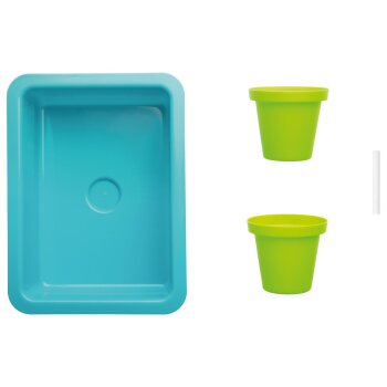 Playtive Outdoor Matschküche auf Rädern, aus Echtholz - B-Ware sehr gut