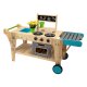 Playtive Outdoor Matschküche auf Rädern, aus Echtholz - B-Ware sehr gut