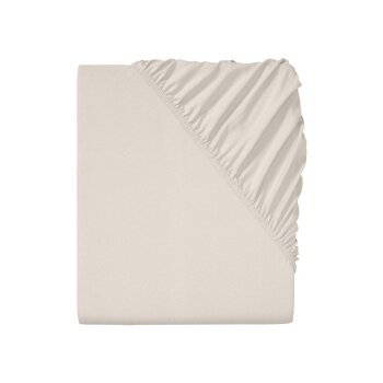 Michalsky Jersey-Spannbettlaken, 180-200 x 200 cm (Creme)...