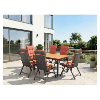 LIVARNO® Geflecht-Klappsessel »Valencia«, 2 Stück - B-Ware Transportschaden Kosmetisch