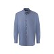Nobel League Herren Businesshemd, Regular Fit, Struktur/blau (43) - B-Ware neuwertig
