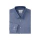 Nobel League Herren Businesshemd, Regular Fit, Struktur/blau (43) - B-Ware neuwertig