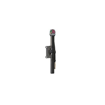 CRIVIT Fahrrad Multifunktionstool/Untersatteltasche mit Werkzeug/Minipumpe mit Manometer (Minipumpe) - B-Ware sehr gut