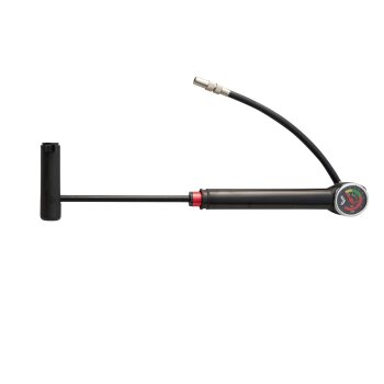 CRIVIT Fahrrad Multifunktionstool/Untersatteltasche mit Werkzeug/Minipumpe mit Manometer (Minipumpe) - B-Ware sehr gut